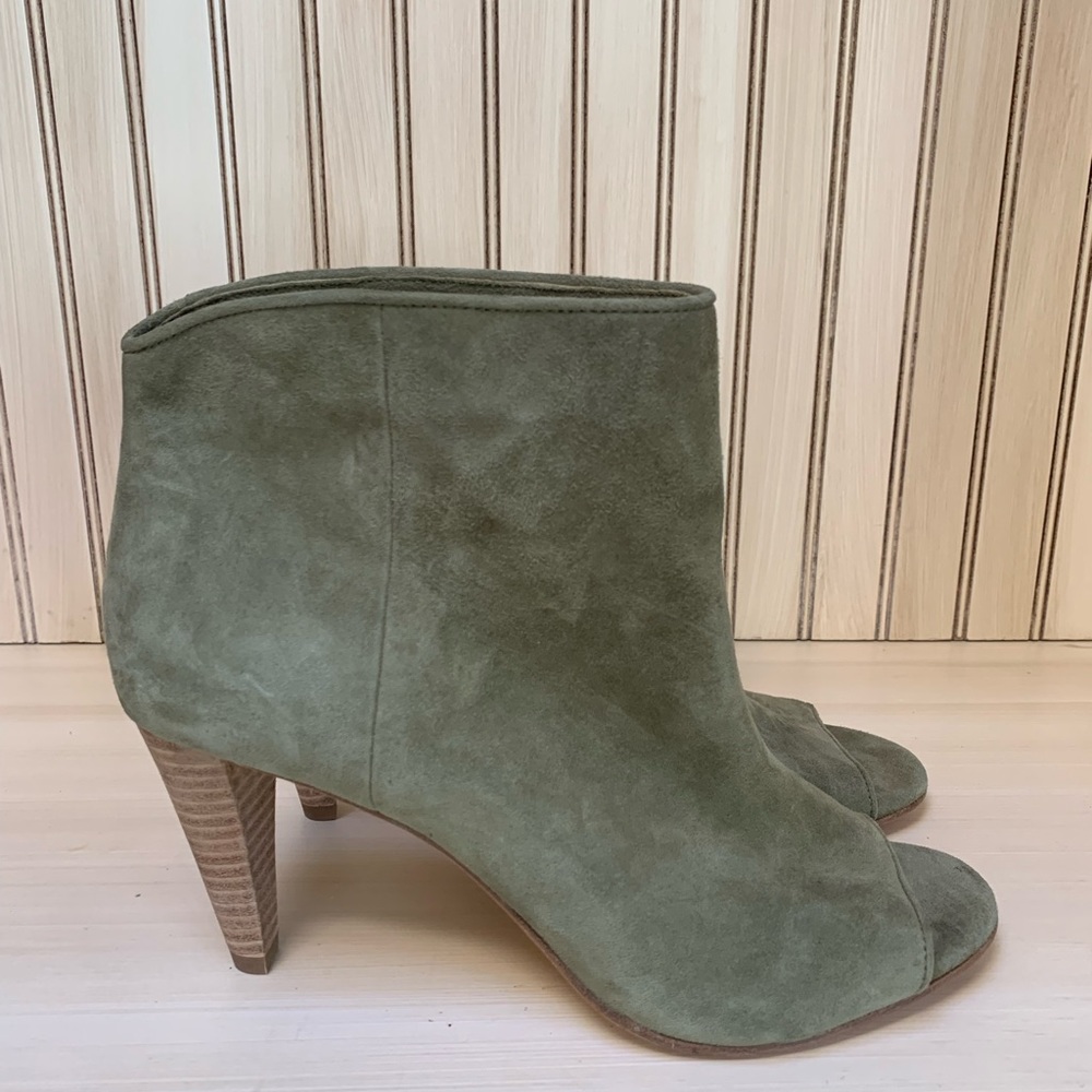 Etienne Aigner Peep Toe Booties